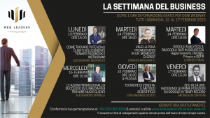 La settimana del business dal 13 al 17 febbraio - webinar gratuiti riguardo il web marketi